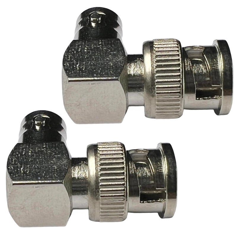 CESS BNC Right Angle Adapter - Male to Female & Female to Male Elbow (2 Pack) - Image 4